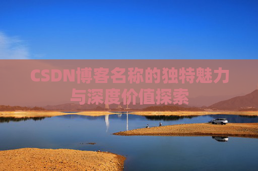 CSDN博客名称的独特魅力与深度价值探索
